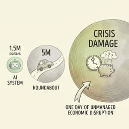 Cost comparison showing this is less than a single roundabout